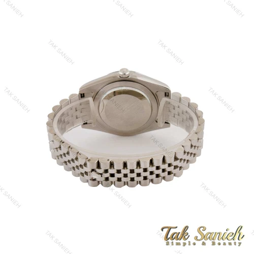 ساعت رولکس دیت جاست 2 مردانه سیلور صفحه آبی ایندکس رومی جوبیلی Rolex-5358-G
