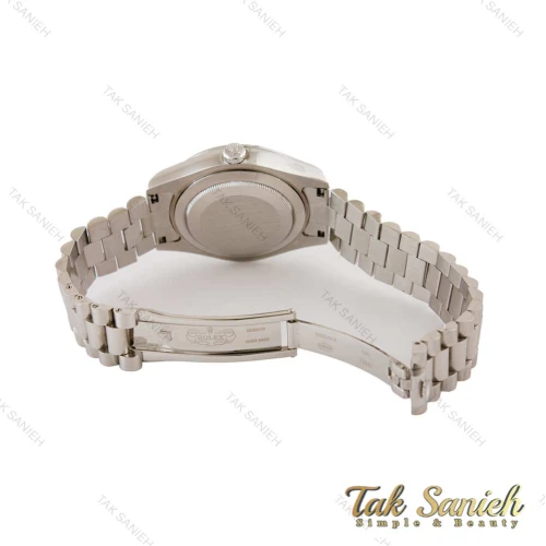 ساعت رولکس دی دیت مردانه سیلور صفحه آبی اعداد فارسی Rolex-5361-G
