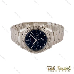 ساعت اومگا اسپیدمستر مردانه استیل صفحه مشکی Omega-5369-G