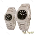 ساعت پتک فیلیپ ناتیلوس ست استیل صفحه مشکی Patek-5398-S