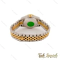 ساعت رولکس زنانه دورنگین صفحه سبز نگینی Rolex-5404-L