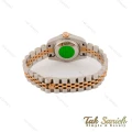 ساعت رولکس زنانه دورنگ رزگلد دورنگین صفحه سفید Rolex-5405-L