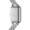 ساعت دنیل ولینگتون زنانه مستطیلی دورنگ طلایی نگین دار DW-5415-L