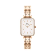 ساعت مچی DW زنانه مستطیلی رزگلد دورنگین DW-5420-L