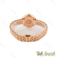 ساعت زنانه امپریو آرمانی رزگلد صفحه سفید دورنگین Michael-5431-L