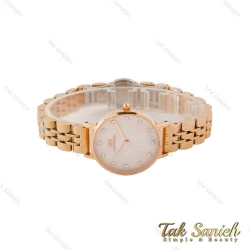 ساعت دنیل ولینگتون زنانه بند فلزی رزگلد صفحه صورتی Daniel-5444-L