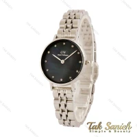 ساعت زنانه دنیل ولینگتون استیل صفحه مشکی صدفی DW-5448-L