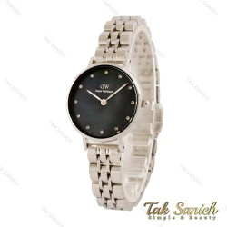 ساعت زنانه دنیل ولینگتون استیل صفحه مشکی صدفی DW-5448-L