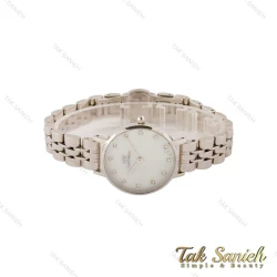 ساعت زنانه دنیل ولینگتون استیل صفحه سفید ایندکس نگین DW-5449-L