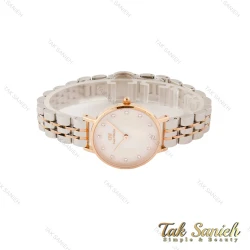 ساعت DW زنانه دورنگ رزگلد صفحه صورتی ایندکس نگین DW-5452-L