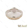 ساعت دنیل ولینگتون زنانه گرد فلزی دورنگ طلایی صفحه مشکی DW-5453-L
