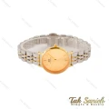 ساعت دنیل ولینگتون زنانه دورنگ طلایی صفحه طلایی DW-5454-L