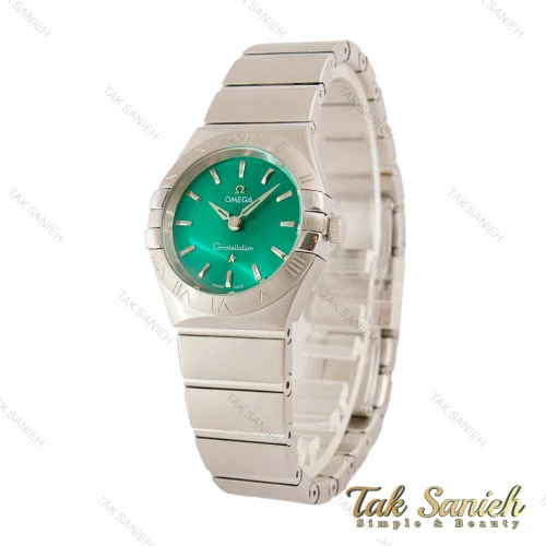 ساعت مچی امگا زنانه سیلور صفحه سبز Omega-5463-L