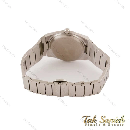 ساعت تیسوت زنانه PRX استیل صفحه آبی یخی Tissot-5469-L