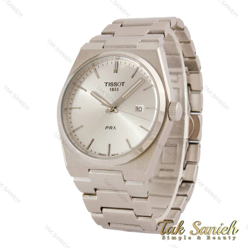 ساعت تیسوت PRX مردانه تمام سیلور Tissot-5479-G