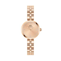 ساعت دنیل ولینگتون زنانه ظریف مدل ELAN تمام رزگلد DW-5501-L
