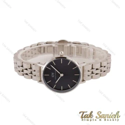 ساعت دنیل ولینگتون زنانه نقره ای صفحه سرمه ای DW-4714-L