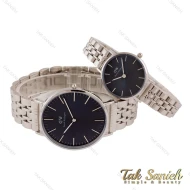 ساعت ست دنیل ولینگتون نقره ای صفحه سرمه ای DW-4719-S