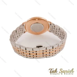 ساعت مردانه دنیل ولینگتون دورنگ رزگلد صفحه سرمه ای DW-4720-G