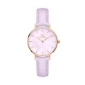 ساعت دنیل ولینگتون زنانه گرد بنفش DW-4739-28-L