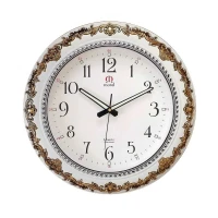 ساعت دیواری مارال صفحه و قاب سفید Maral-4747-10-W