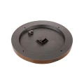 ساعت دیواری مارال صفحه سفید قاب قهوه ای Maral-4748-10-W
