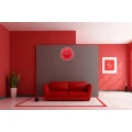 ساعت دیواری مارال صفحه قرمز اعداد برجسته Maral-4755-11-W