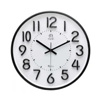 ساعت دیواری مارال صفحه سه بعدی اعداد مشکی برجسته Maral-4757-11-W