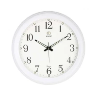 ساعت دیواری مارال طرح قاب چوبی سفید Maral-4759-12-W
