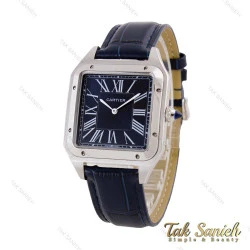 ساعت کارتیر سانتوس دومونت مردانه سرمه ای Cartier-5548-G