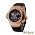 ساعت هابلوت Big Bang Unico مردانه سه موتوره رزگلد مشکی Hublot-5572-G