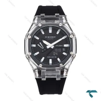  جی شاک GA2100 مردانه شیشه ای مشکی G-Shock-5844-G