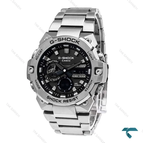 ساعت جی شاک GST-B400 مردانه فلزی سیلور مشکی Casio-5863-G