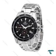ساعت ادیفاس کاسیو EFV540 مردانه استیل مشکی Casio-5933-G