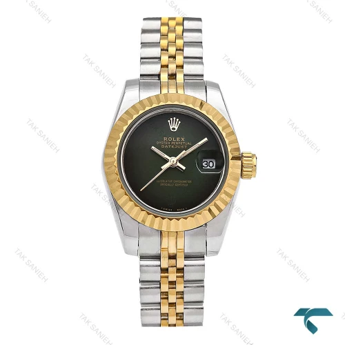 ساعت رولکس زنانه صفحه سبز مهندسی اسمال Rolex-6033-L