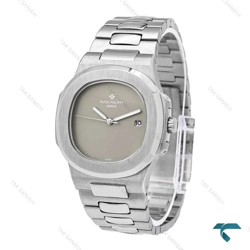 ساعت پتک فیلیپ مردانه سیلور صفحه طوسی مهندسی Patek-6058-G