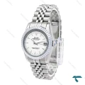 ساعت رولکس زنانه تمام سیلور ایندکس خطی مدیوم Rolex-6068-L