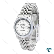 ساعت رولکس زنانه تمام سیلور ایندکس خطی مدیوم Rolex-6068-L