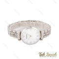 ساعت امپریو آرمانی زنانه سیلور صفحه سفید صدفی Armani-5589-L
