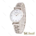 ساعت امپریو آرمانی زنانه سیلور صفحه سفید صدفی Armani-5589-L