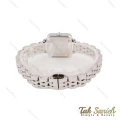 ساعت دنیل ولینگتون زنانه مربعی استیل صفحه سرمه ای DW-5598-L