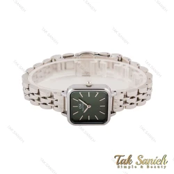ساعت DW زنانه مربعی استیل صفحه سبز DW-5604-L