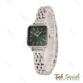 ساعت DW زنانه مربعی استیل صفحه سبز DW-5604-L