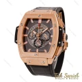 ساعت هابلوت Spirit of Big Bang مردانه رزگلد مشکی Hublot-5606-G