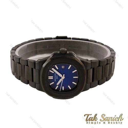 ساعت پتک فیلیپ ناتیلوس زنانه مشکی صفحه سرمه ای Patek-5612-L
