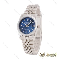 ساعت رولکس زنانه استیل صفحه سرمه ای ایندکس خط Rolex-5615-L