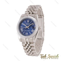 ساعت رولکس زنانه استیل صفحه سرمه ای ایندکس رومی Rolex-5616-L