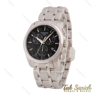ساعت تیسوت 1853 مردانه سه موتوره استیل صفحه مشکی Tissot-5621-G