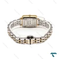 ساعت مستطیلی DW زنانه دورنگ طلایی صفحه سرمه ای نگینی DW-6080-L