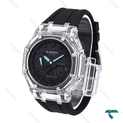 ساعت جیشاک GA2100 مردانه شیشه ای عقربه آبی G-Shock-6109-G